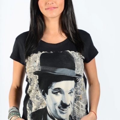 Charlie Chaplin par Michael Edery artiste pop art