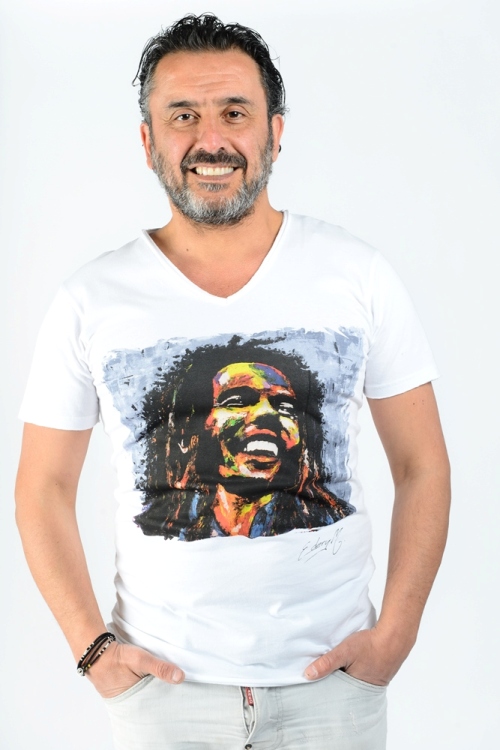 Bob Marley par Michael Edery artiste pop art